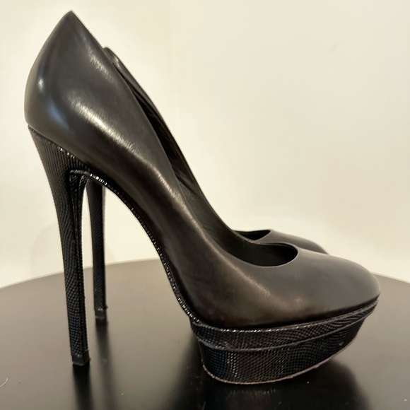 B Brian Atwood Shoes - B. Brian Atwood Black Platform Stilettos